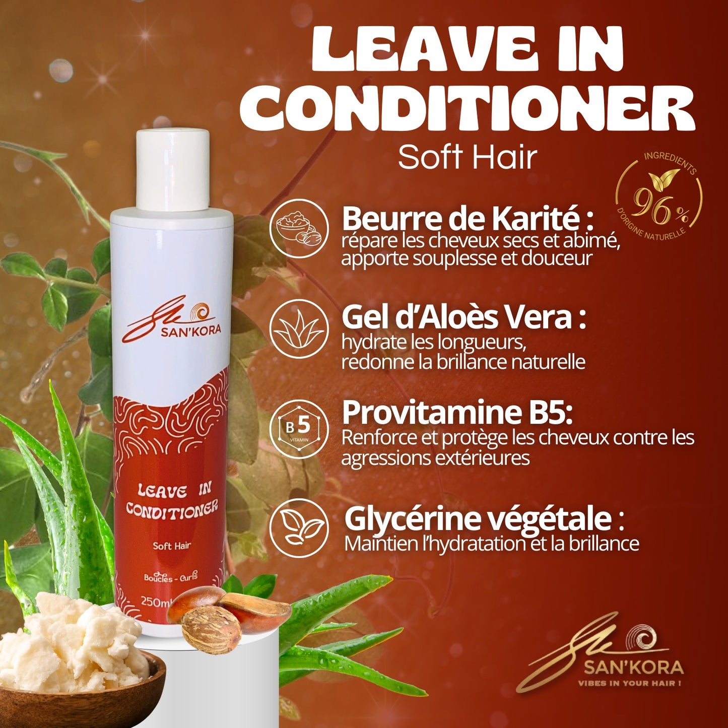 Lait Coiffant Boucles San'Kora