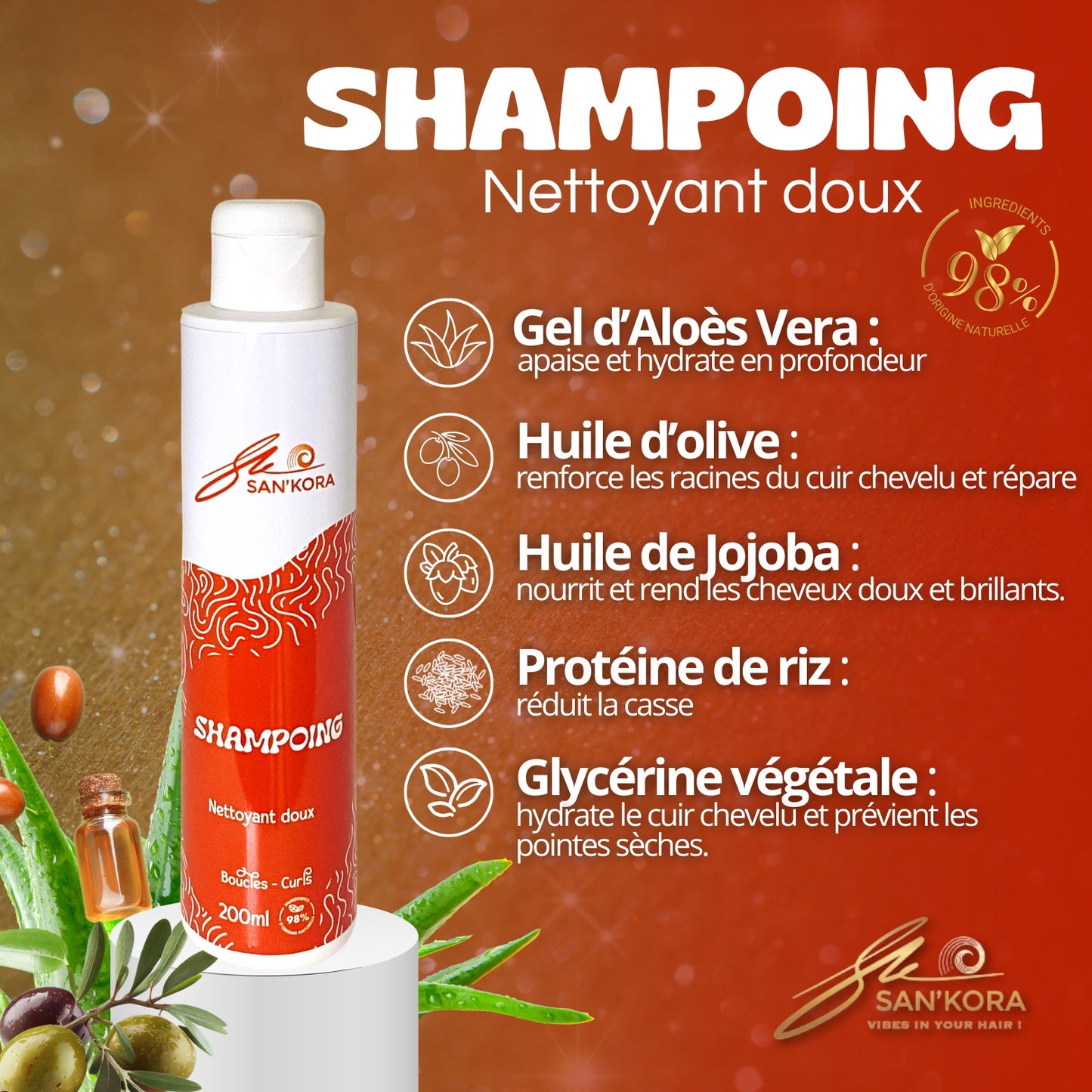 Shampoing Boucles San'Kora