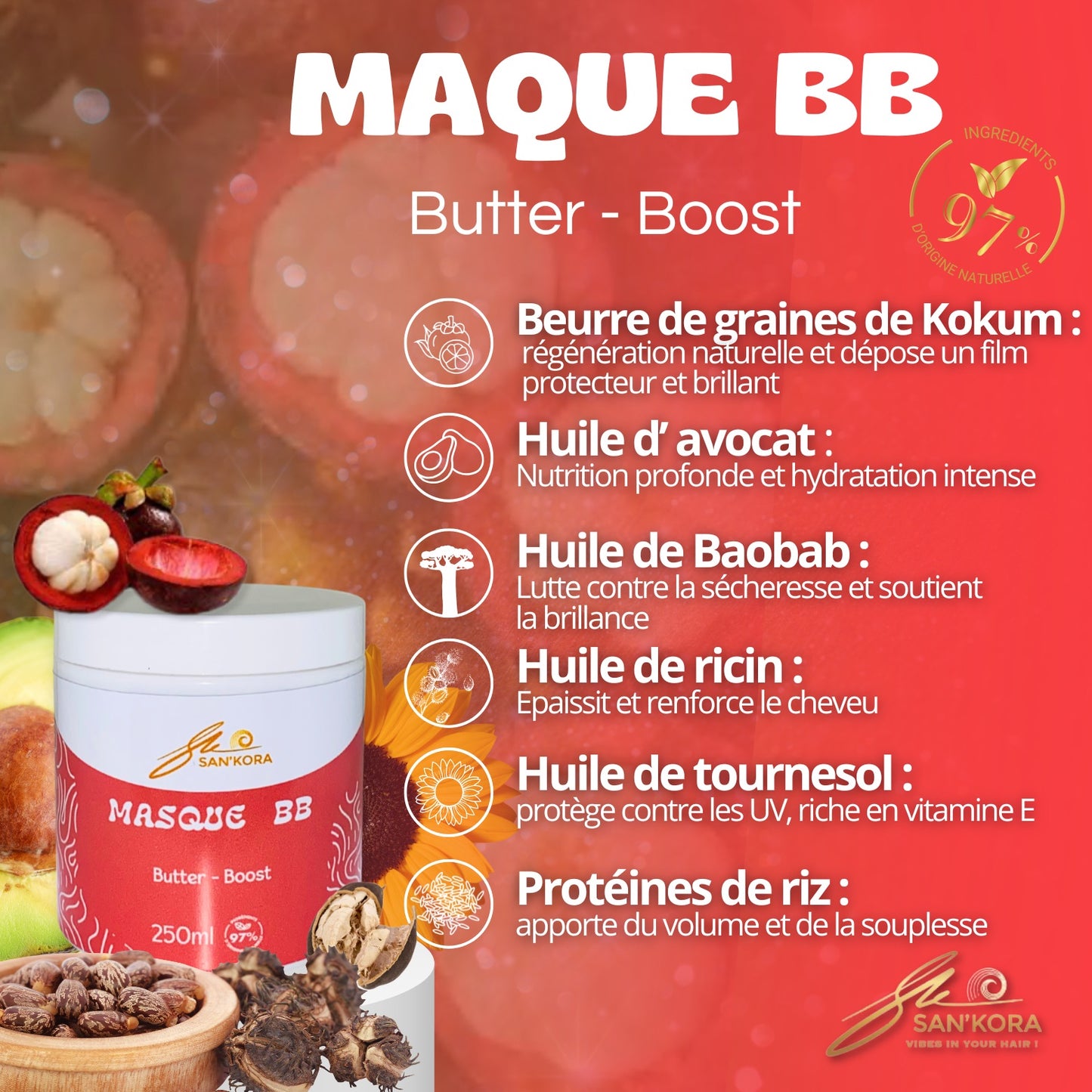 Masque capillaire BB San'Kora