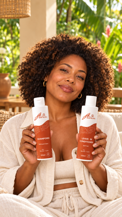 Duo Essentiel Lavage & Hydratation | Shampoing + Lait coiffant